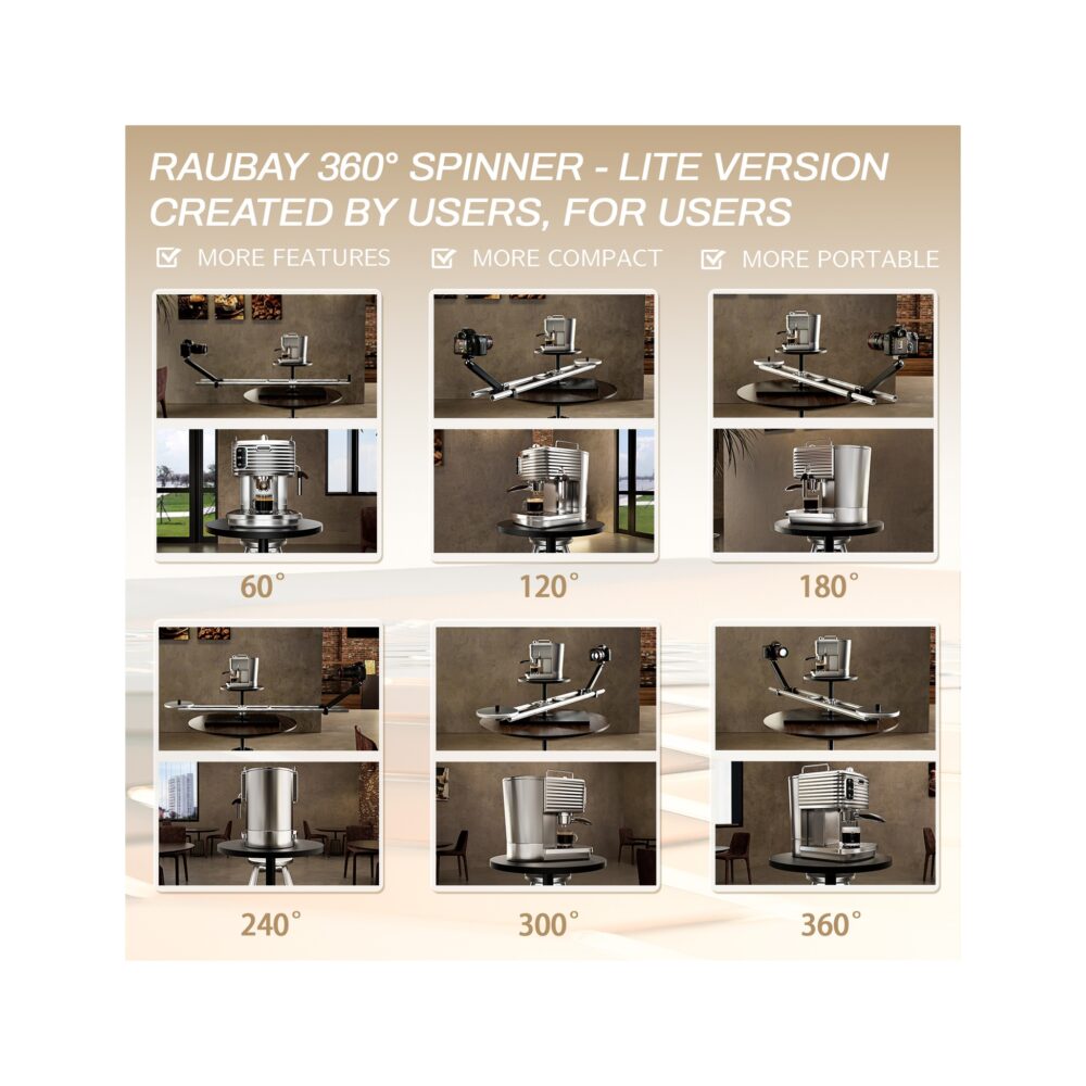 RAUBAY 360 Degree Spinner (Lite Version) – Main Part