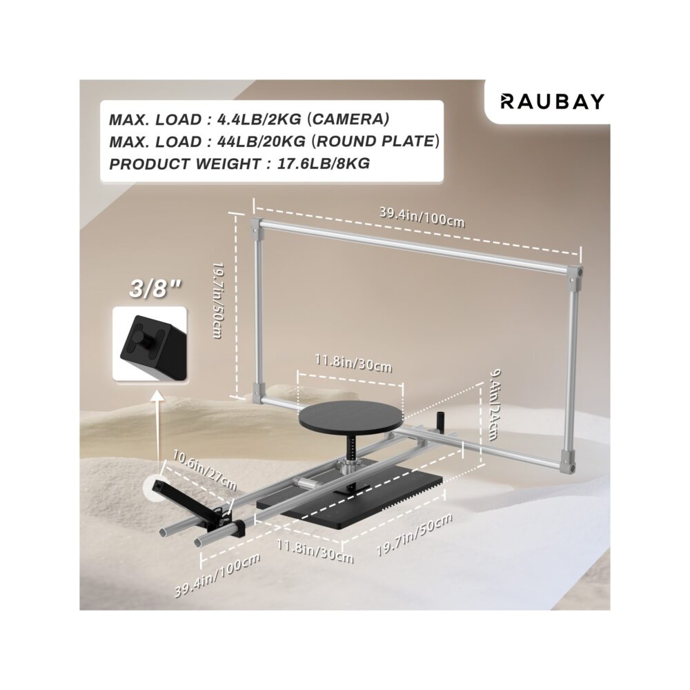 RAUBAY 360 Degree Spinner (Lite Version) – Main Part