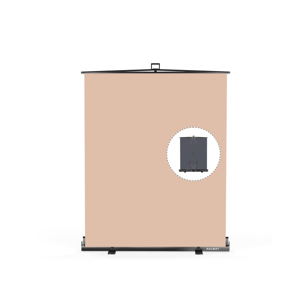 RAUBAY 5′ x 6.9′ Collapsible Beige Screen