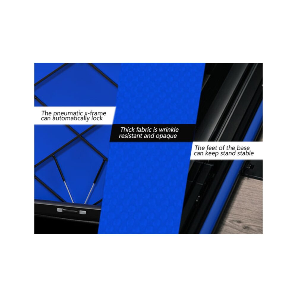 RAUBAY 5′ x 6.9′ Collapsible Blue Screen