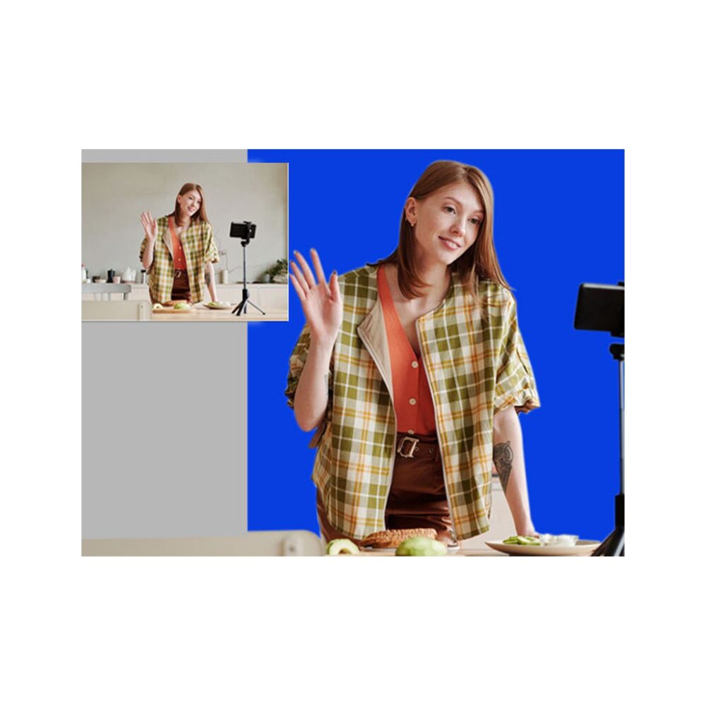 RAUBAY 5′ x 6.9′ Collapsible Blue Screen
