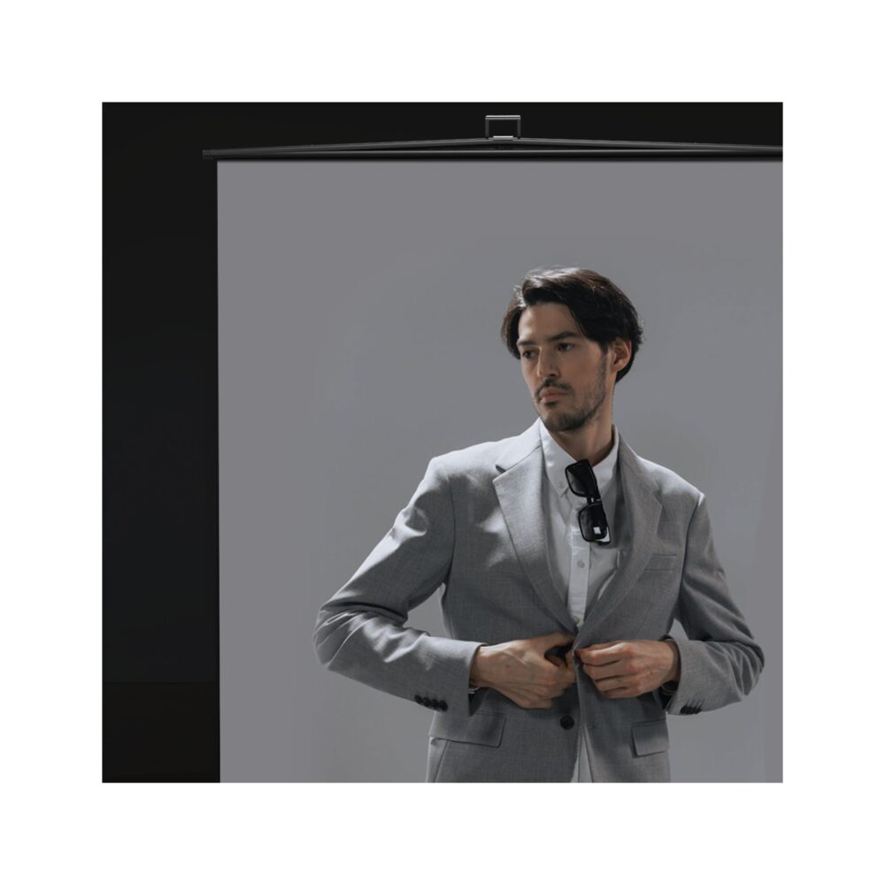 RAUBAY 5′ x 6.9′ Collapsible Grey Screen