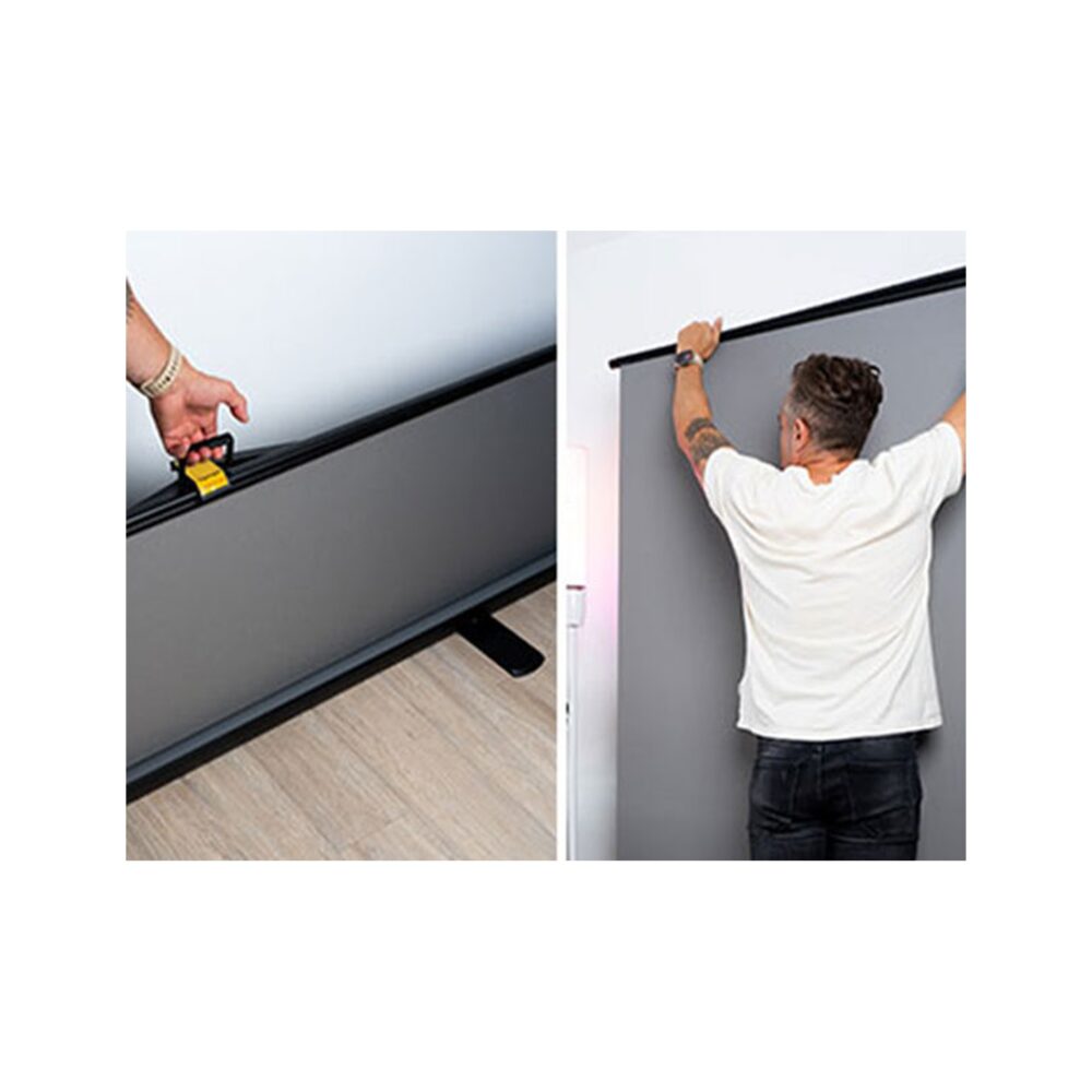 RAUBAY 5′ x 6.9′ Collapsible Grey Screen