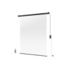 RAUBAY 5′ x 7.2′ Motorized Pull Down White Screen