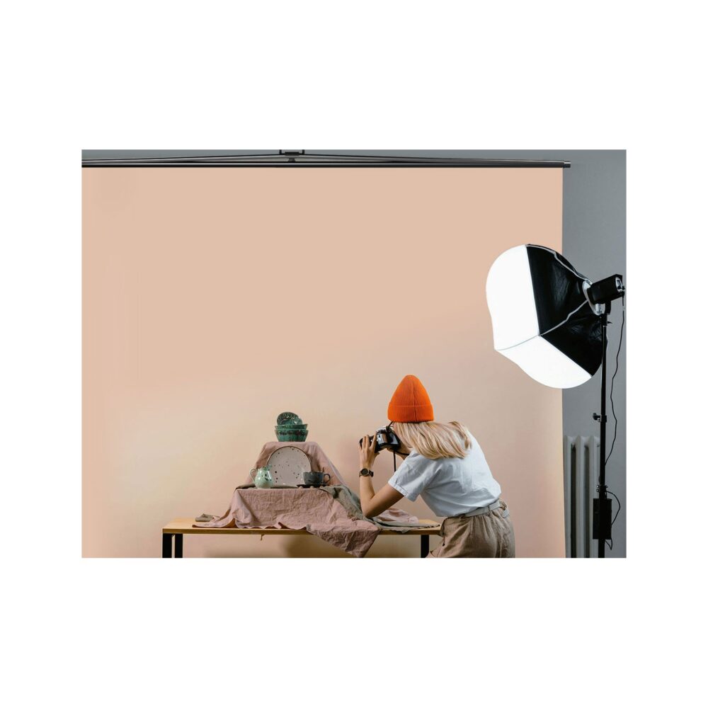 RAUBAY 6.6' x 6.9' Collapsible Beige Screen