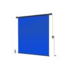RAUBAY 6.7′ x 7.2′ Motorized Pull Down Blue Screen