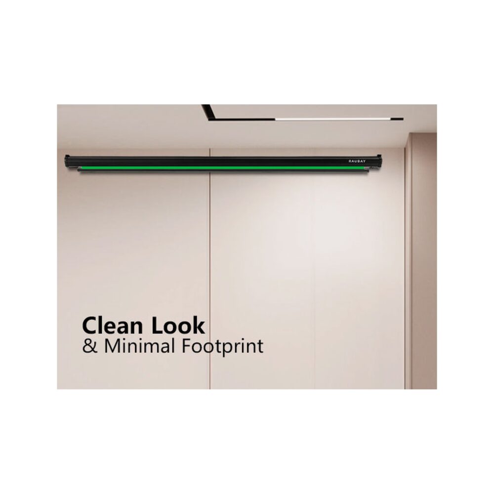 RAUBAY 6.7′ x 7.2′ Motorized Pull Down Green Screen