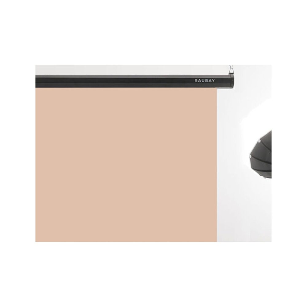 RAUBAY 6.7′ x 7.2′ Pull Down Beige Screen