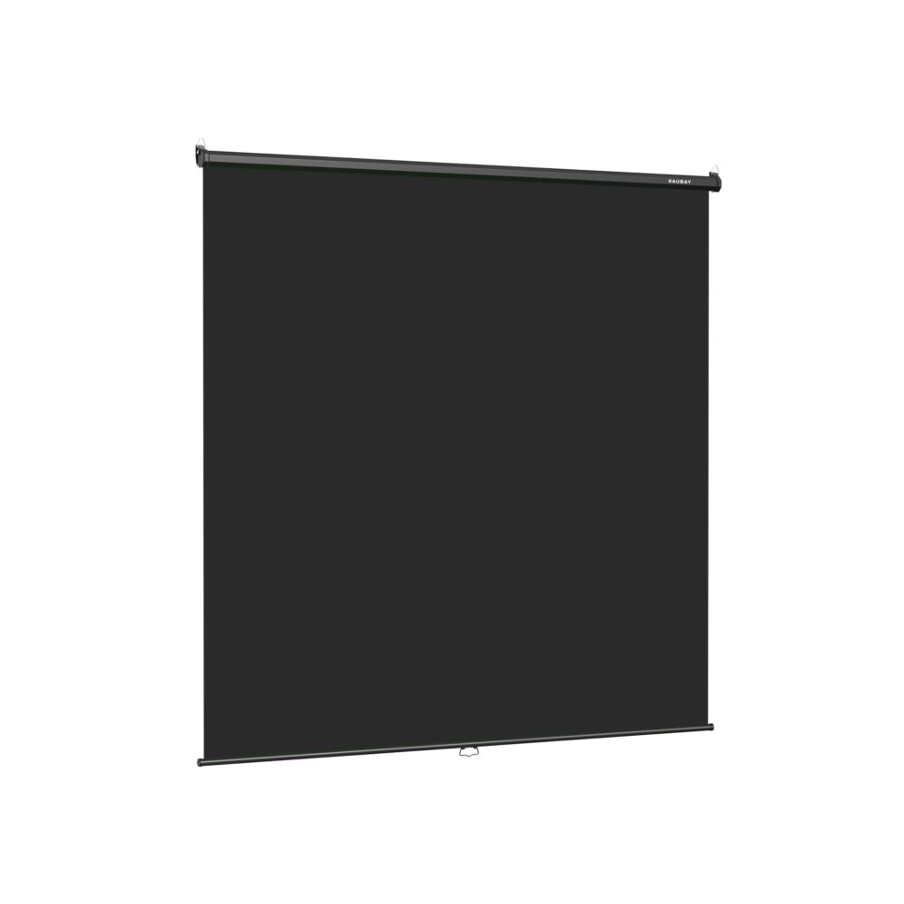 RAUBAY 6.7′ x 7.2′ Pull Down Black Screen