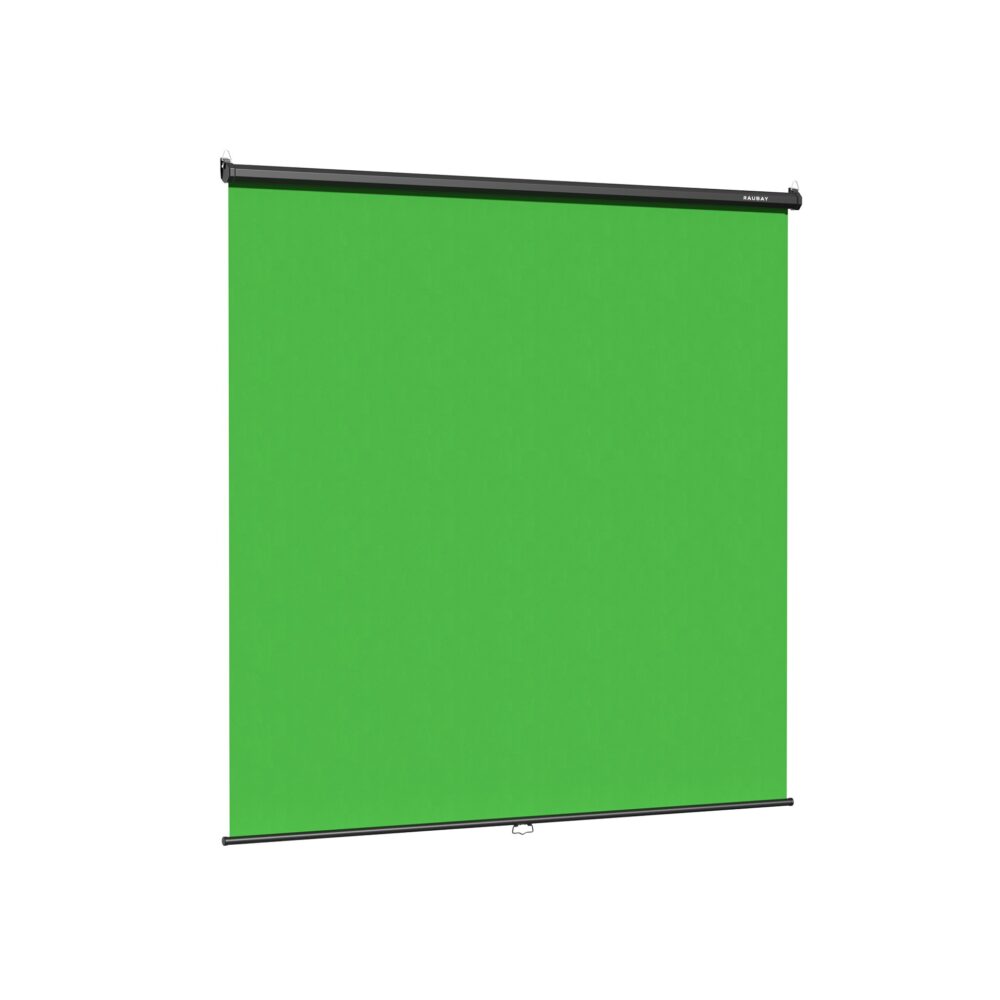 RAUBAY 6.7′ x 7.2′ Pull Down Green Screen