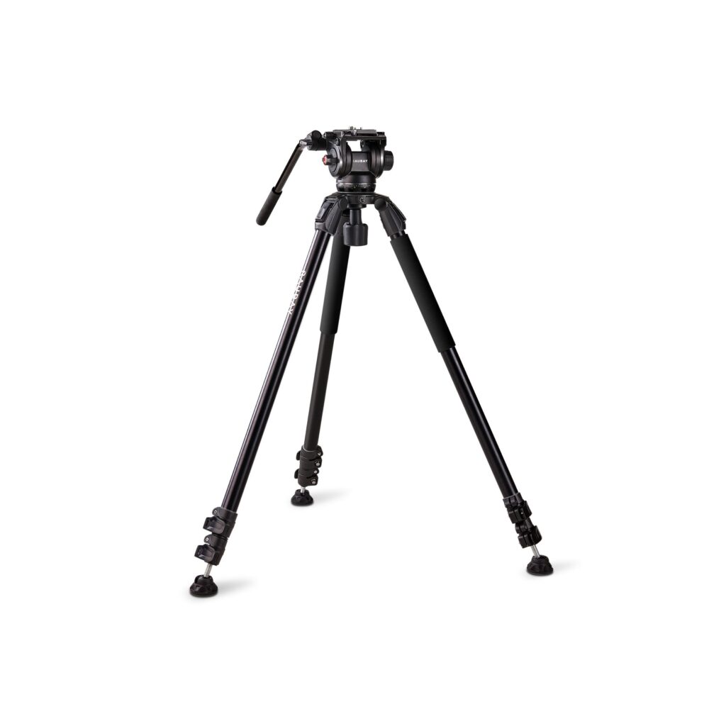 RAUBAY 70.8″ Fluid Head Video Tripod DV-3