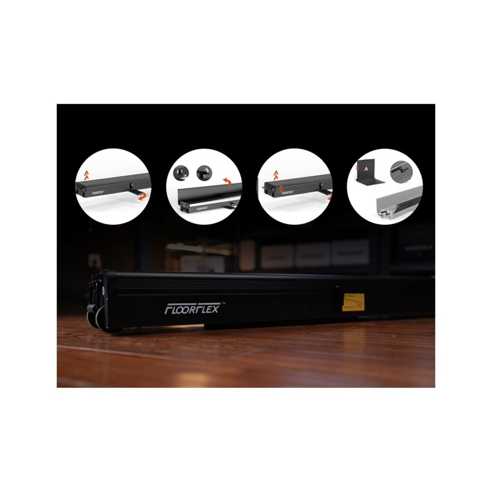 RAUBAY Collapsible Black Screen - FloorFlex™