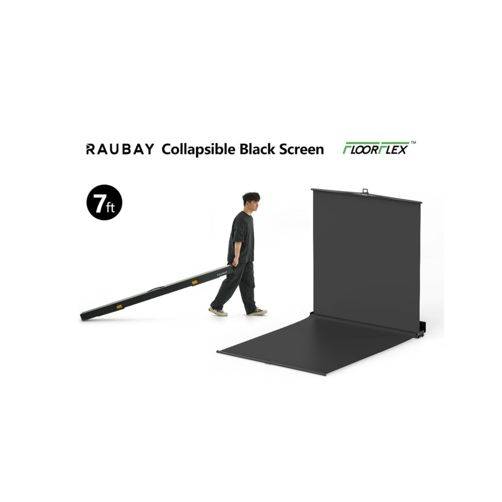 RAUBAY Collapsible Black Screen - FloorFlex™