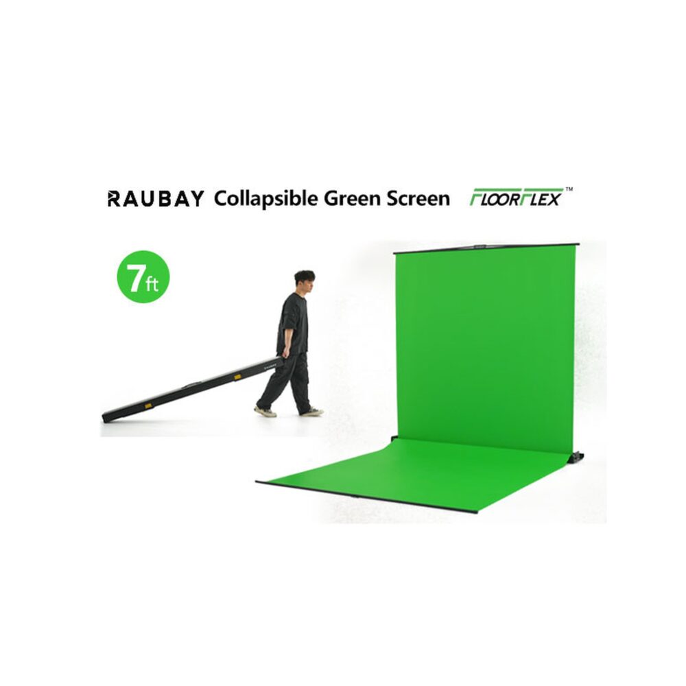 RAUBAY Collapsible Green Screen - FloorFlex™