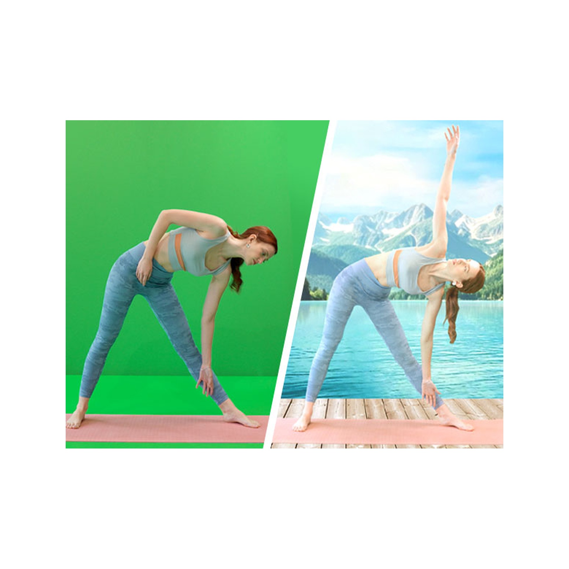 RAUBAY Collapsible Green Screen - FloorFlex™