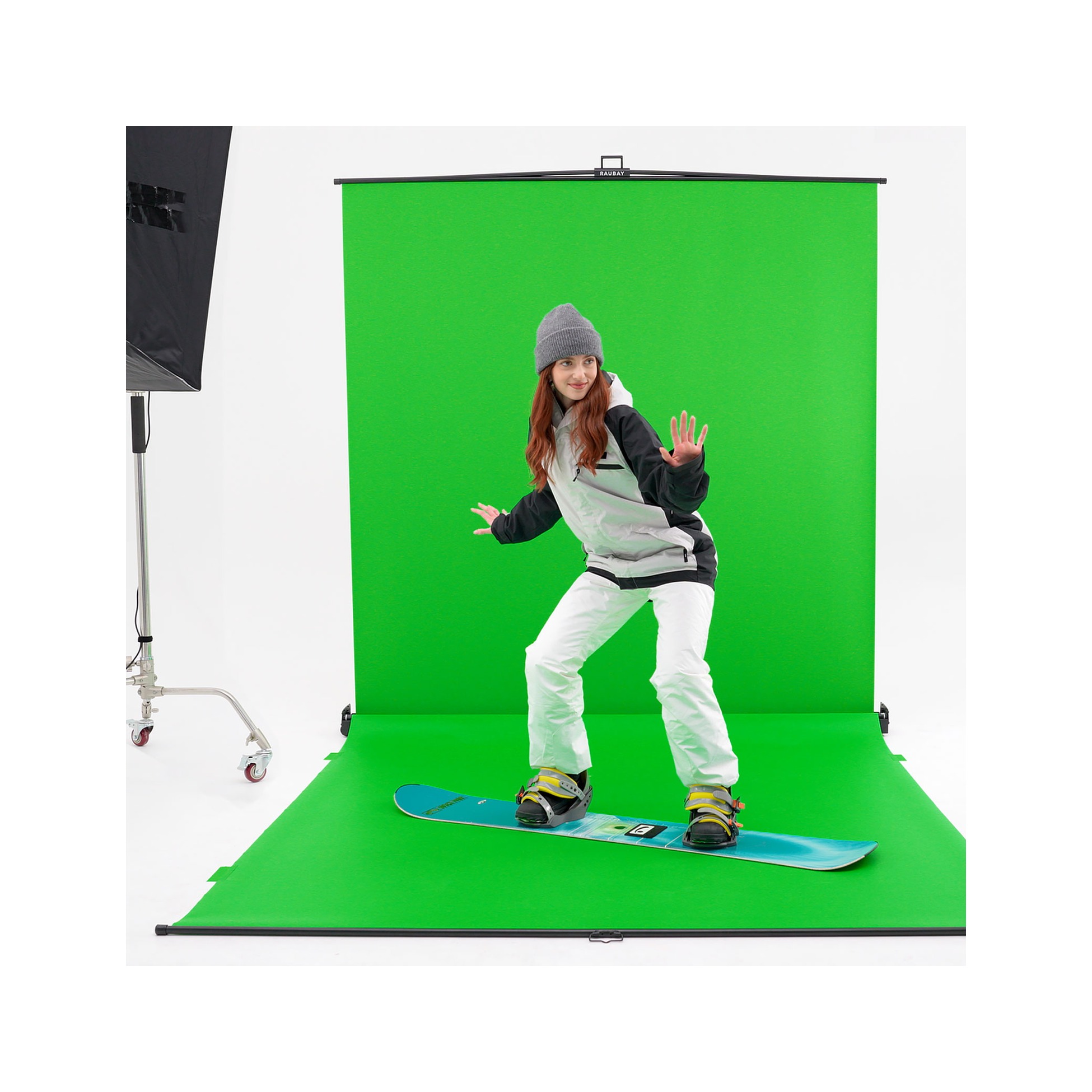 RAUBAY Collapsible Green Screen - FloorFlex™