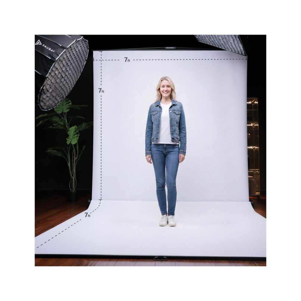RAUBAY Collapsible White Screen - FloorFlex™