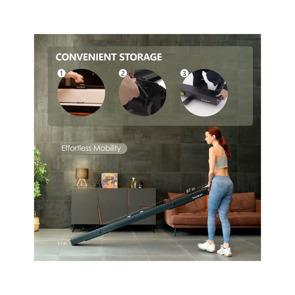 RAUBAY Collapsible White Screen - FloorFlex™