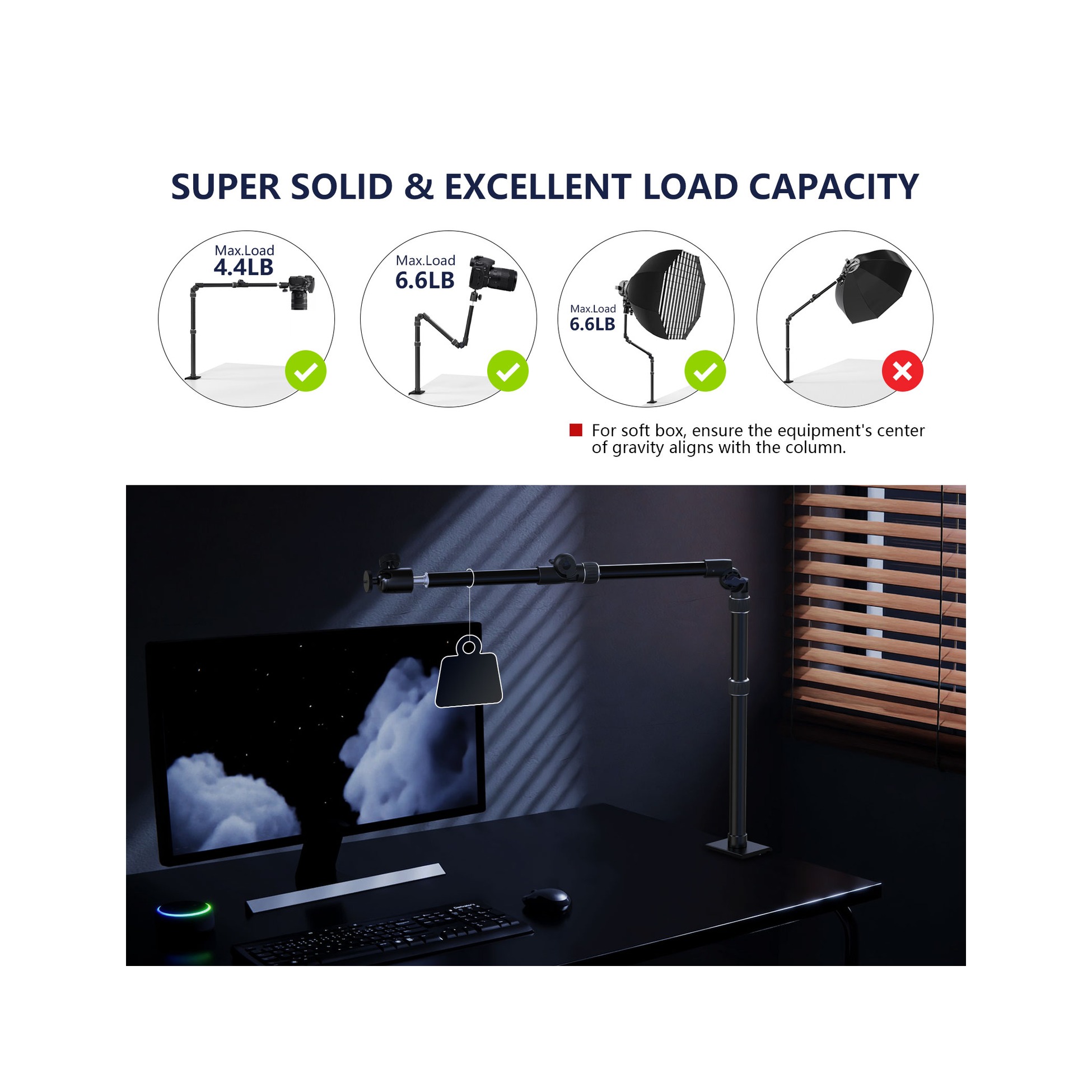 RAUBAY Desktop Magic Arm DMA01