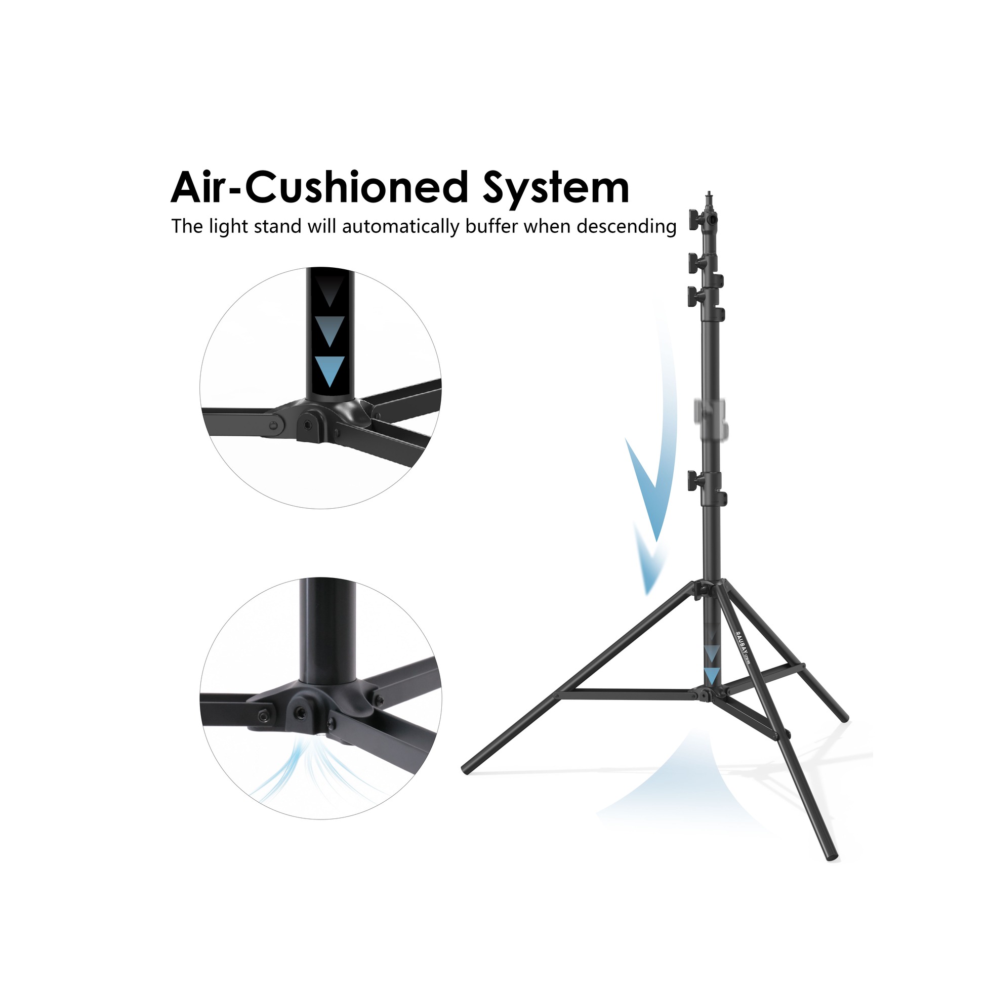 RAUBAY LT30 Black Light Stand - Regular Version