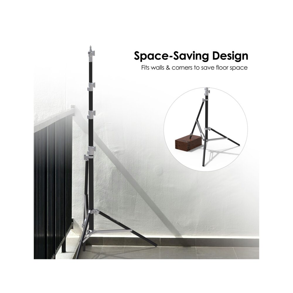 RAUBAY LT30 Silver Light Stand - Corner Version