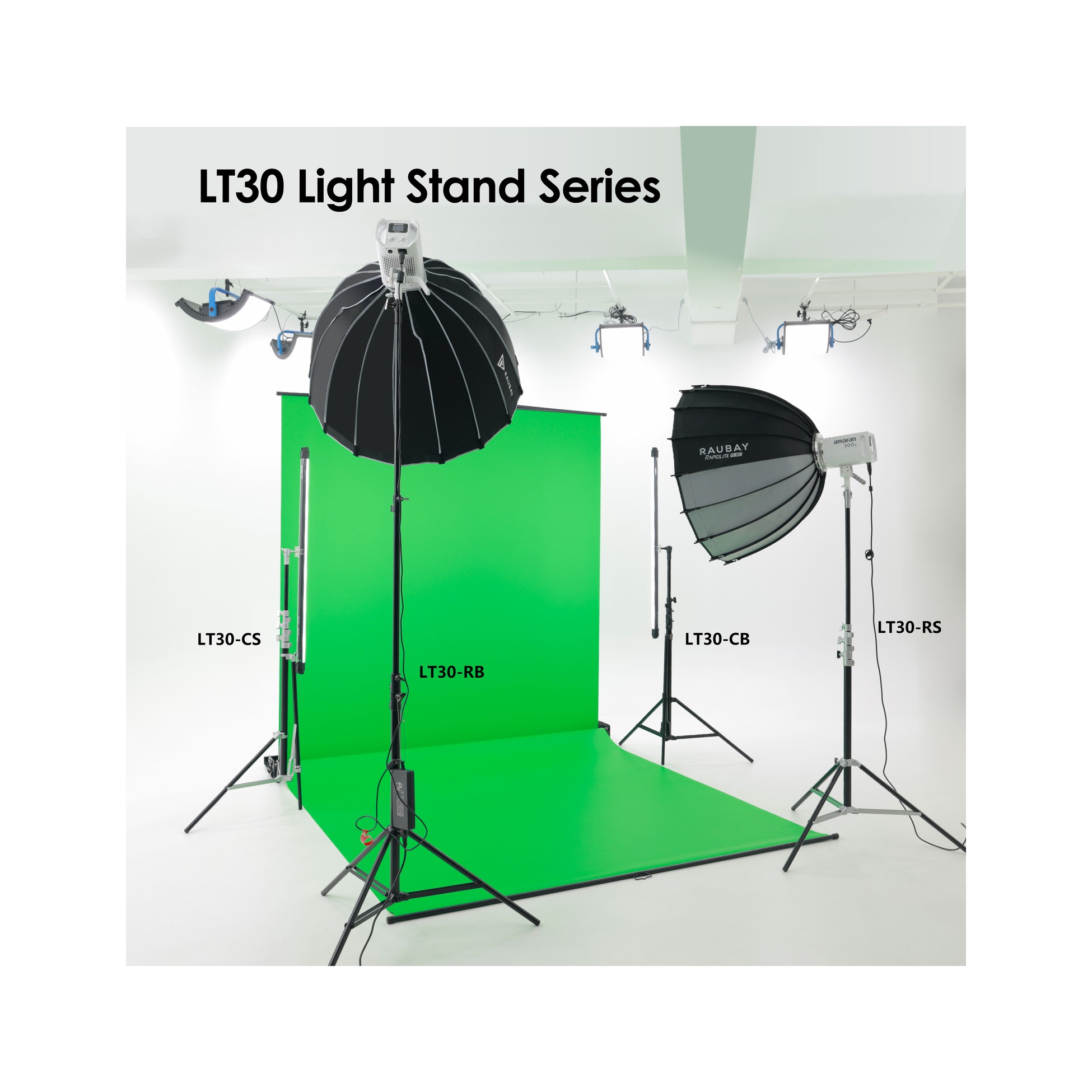RAUBAY LT30 Silver Light Stand - Corner Version