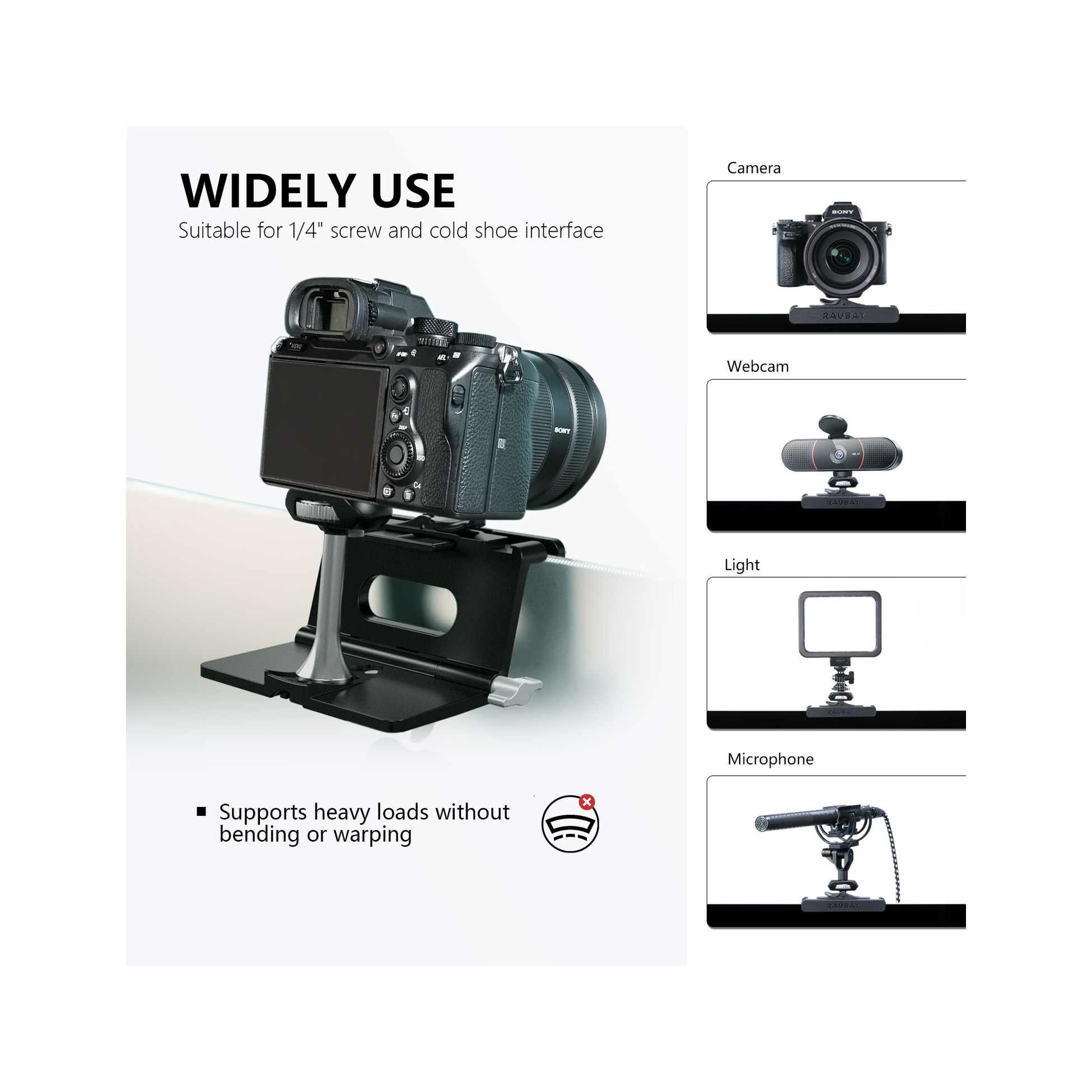 RAUBAY Monitor Camera Mount Stand CM02