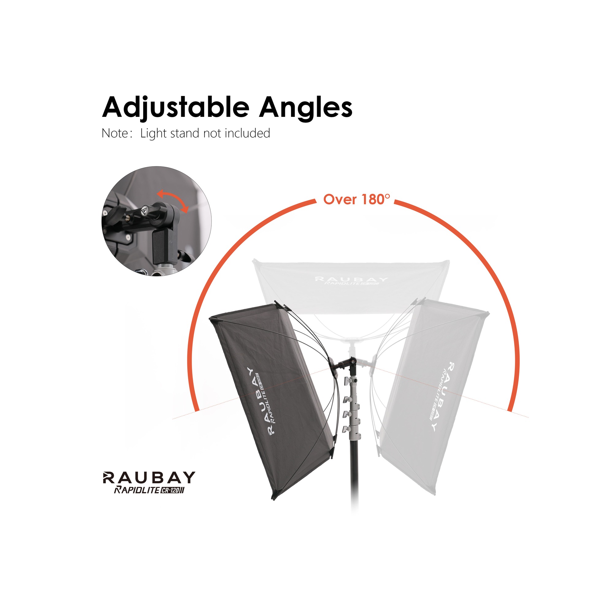 RAUBAY Rapidlite™ Quick-Open Curved Reflector CR-120