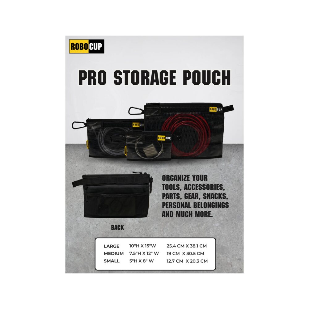 RoboCup Pro-Pouch Kit (Pro Storage Pouches, Set of 3)