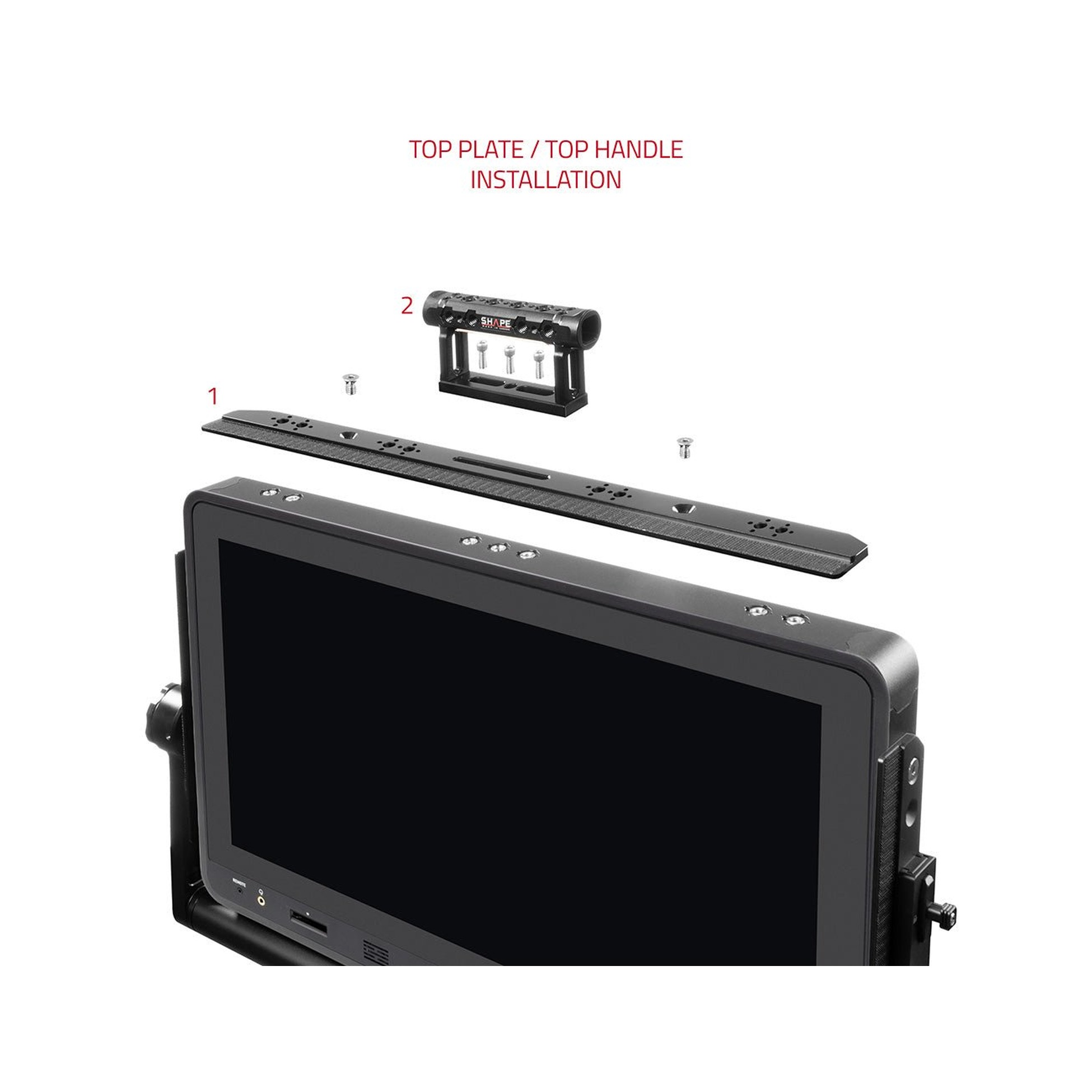 SHAPE Yoke Mount Push Button Kit for Atomos SUMO Pro 19