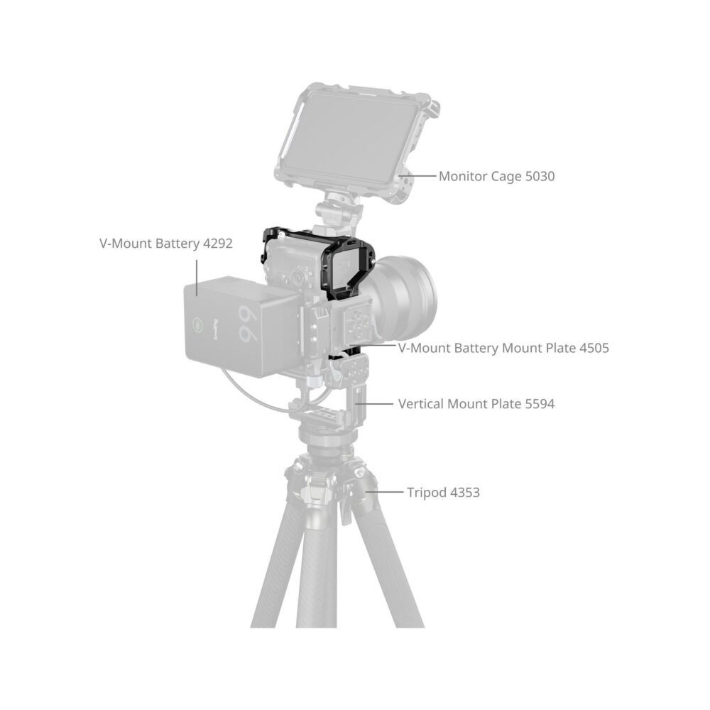 SmallRig 3667C Full Camera Cage for Sony Alpha 7R V / 7 IV / 7S III / 1 / 7R IV / 7 V