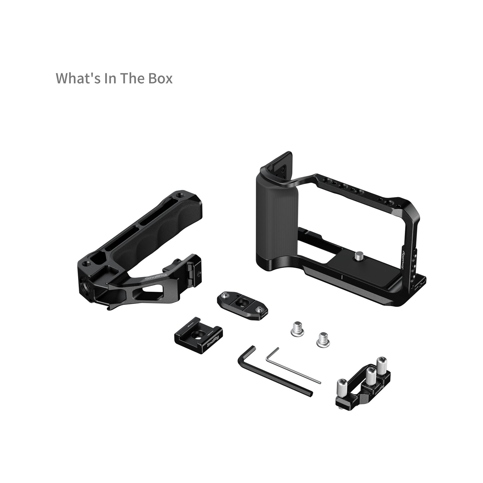 SmallRig 5766B Camera Cage Kit with Top Handle and Cold Shoe for Canon EOS R50 V (Black)