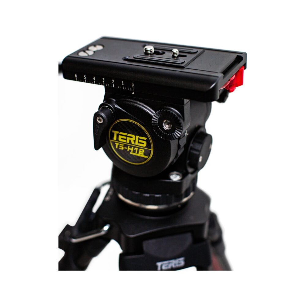 Teris TS-H12CF-Q Fluid Head & Carbon Fiber Tripod System