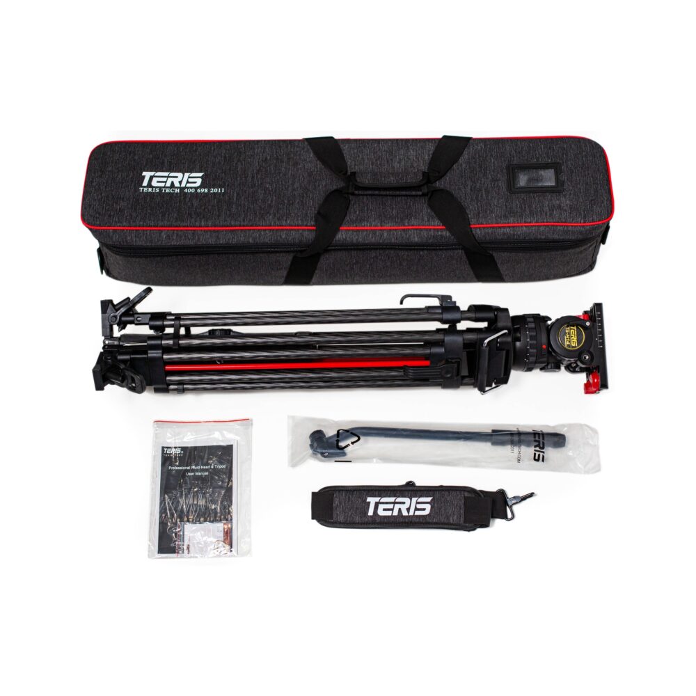Teris TS-H14CF-Q Fluid Head & Carbon Fiber Tripod System