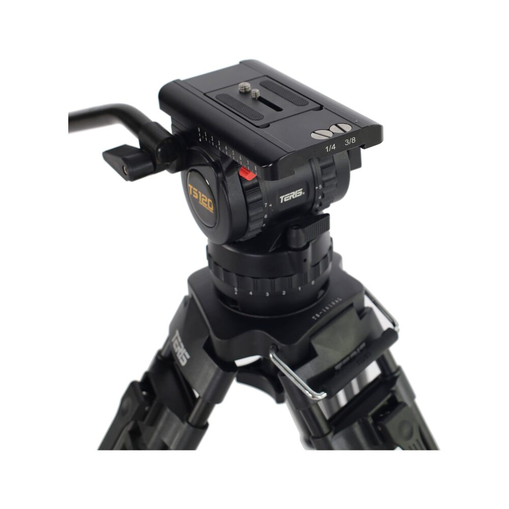 Teris TS120AL Fluid Head & Tripod Kit (Aluminum)