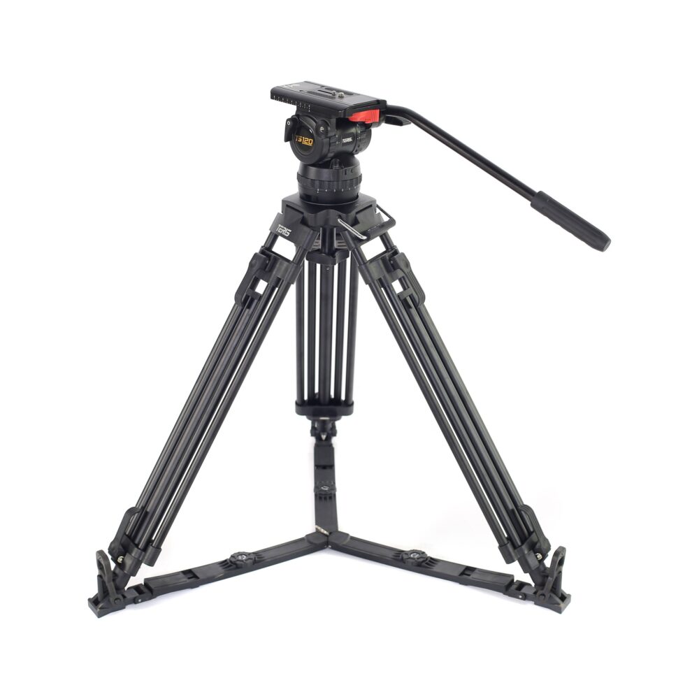 Teris TS120AL Fluid Head & Tripod Kit (Aluminum)