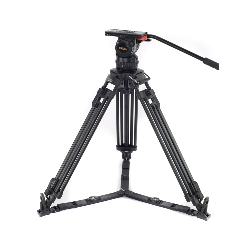 Teris TS120AL Fluid Head & Tripod Kit (Aluminum)