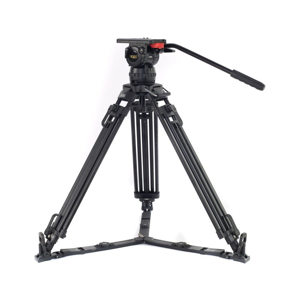 Teris TS120AL Fluid Head & Tripod Kit (Aluminum)
