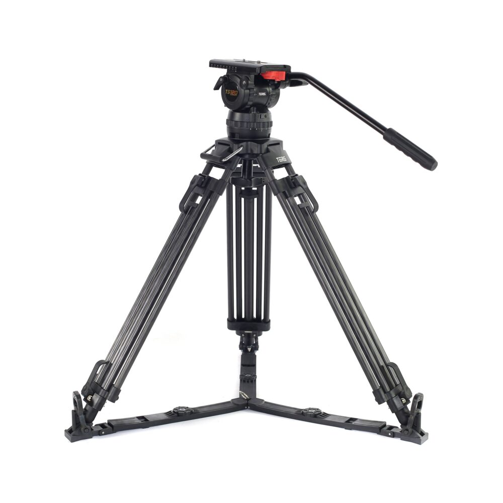 Teris TS120CF Fluid Head & Tripod Kit (Carbon Fiber)