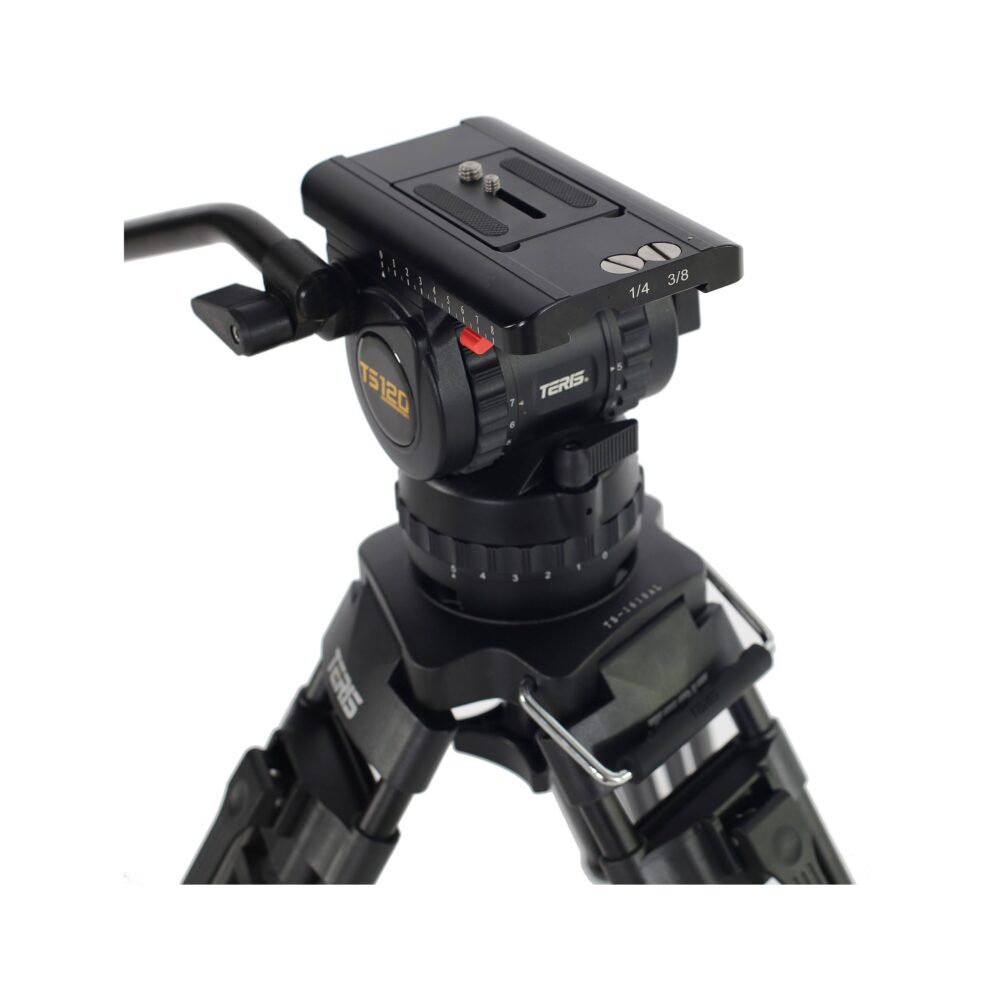 Teris TS120CF Fluid Head & Tripod Kit (Carbon Fiber)