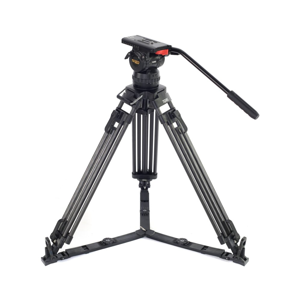 Teris TS120CF Fluid Head & Tripod Kit (Carbon Fiber)