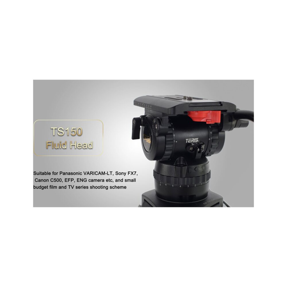 Teris TS150AL Fluid Head & Tripod Kit (Aluminum)