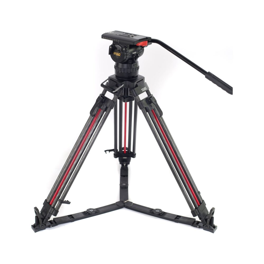 Teris TS150CF-Q Fluid Head & Tripod Kit (Carbon Fiber)