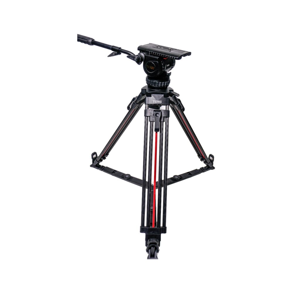 Teris TS300CF-Q Fluid Head & Carbon Fiber Tripod Kit