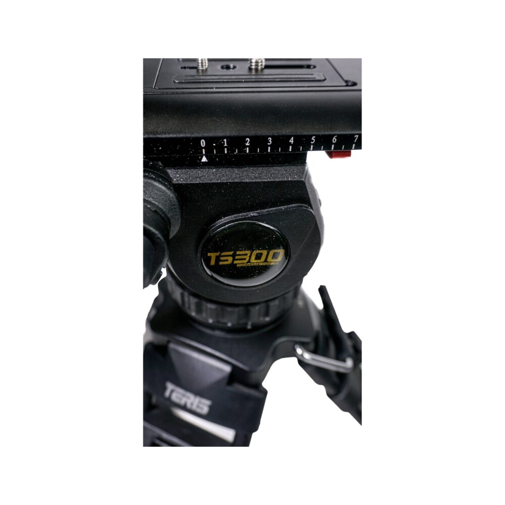 Teris TS300CF-Q Fluid Head & Carbon Fiber Tripod Kit