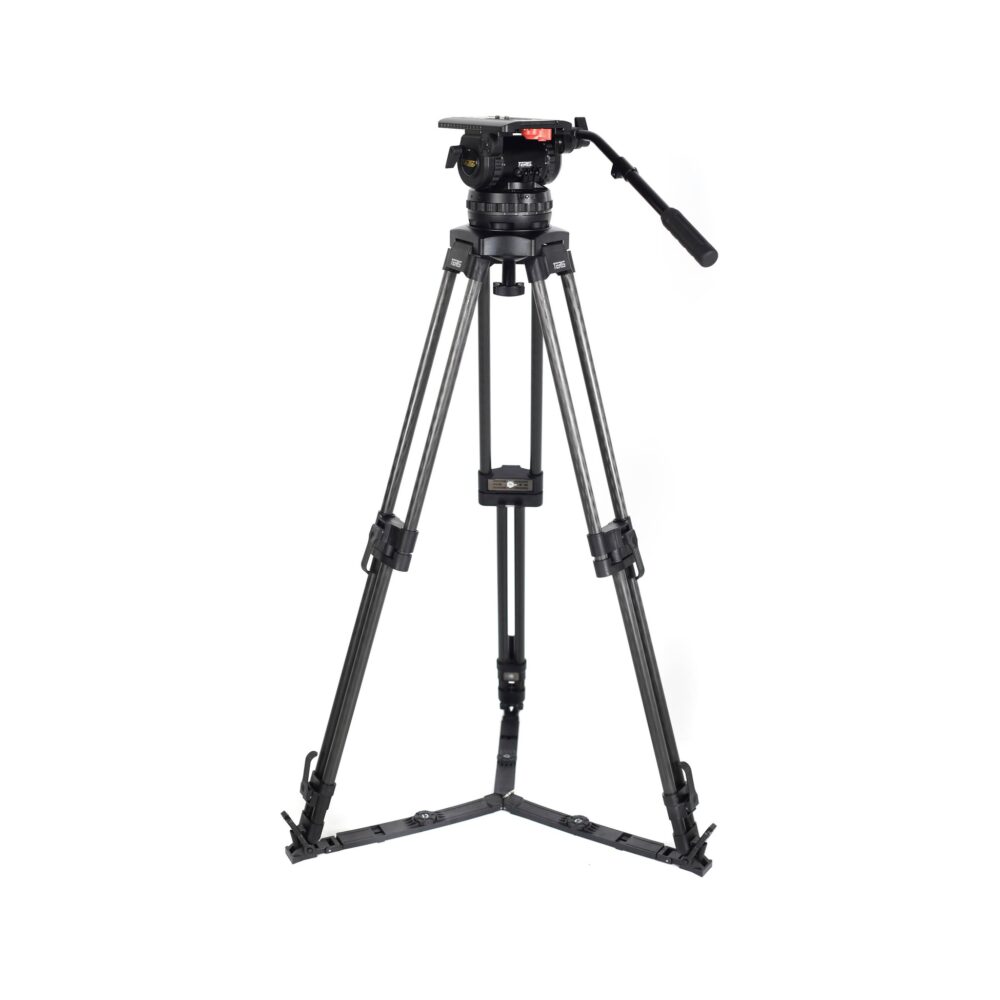 Teris TS350CF Carbon Fiber Fluid Head & Tripod Kit