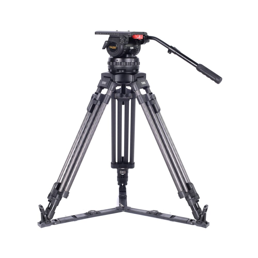 Teris TS350CF Carbon Fiber Fluid Head & Tripod Kit