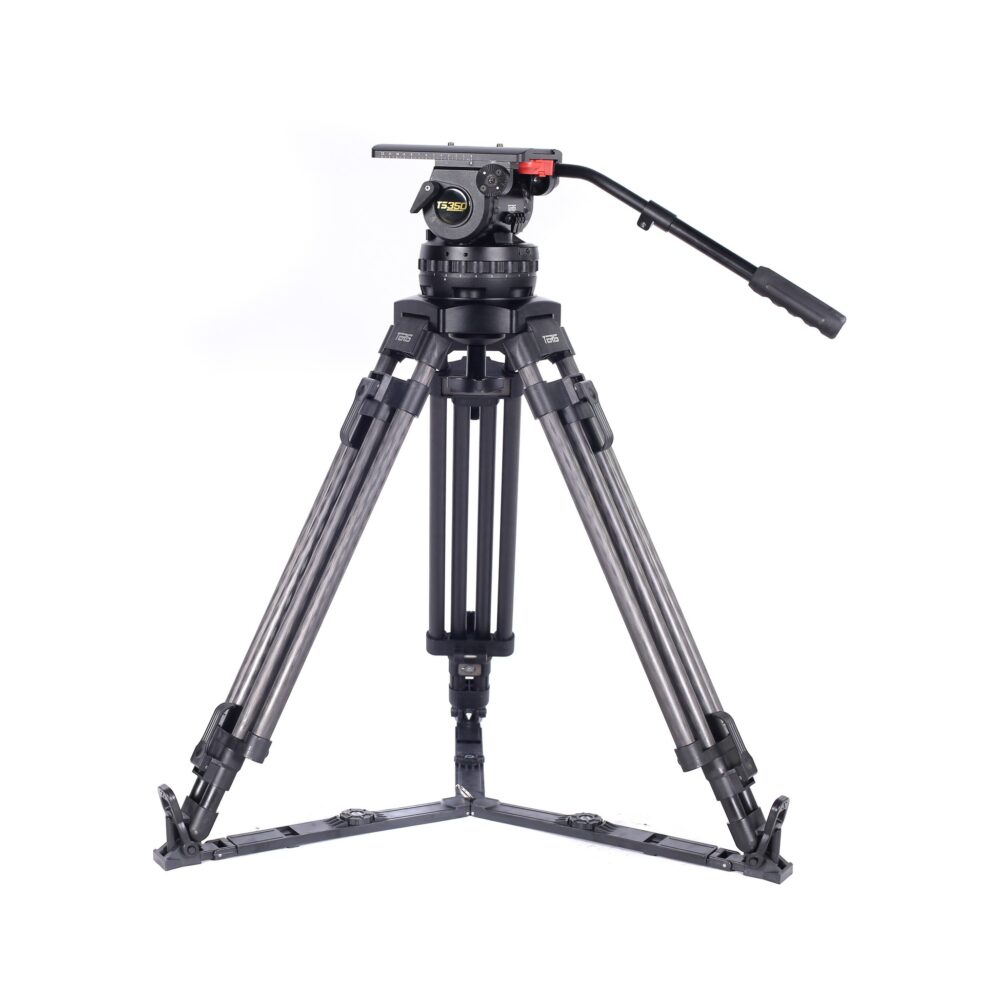 Teris TS350CF Carbon Fiber Fluid Head & Tripod Kit