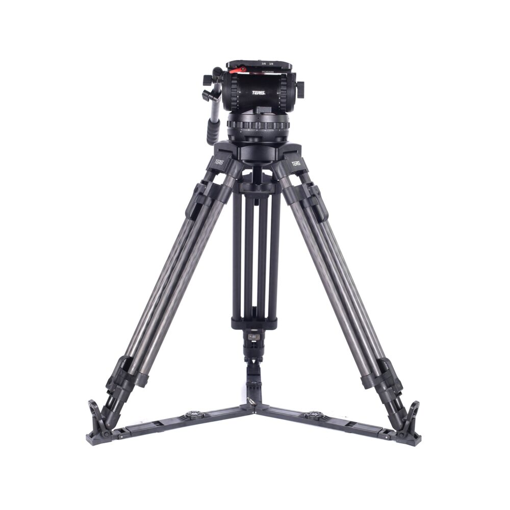 Teris TS350CF Carbon Fiber Fluid Head & Tripod Kit
