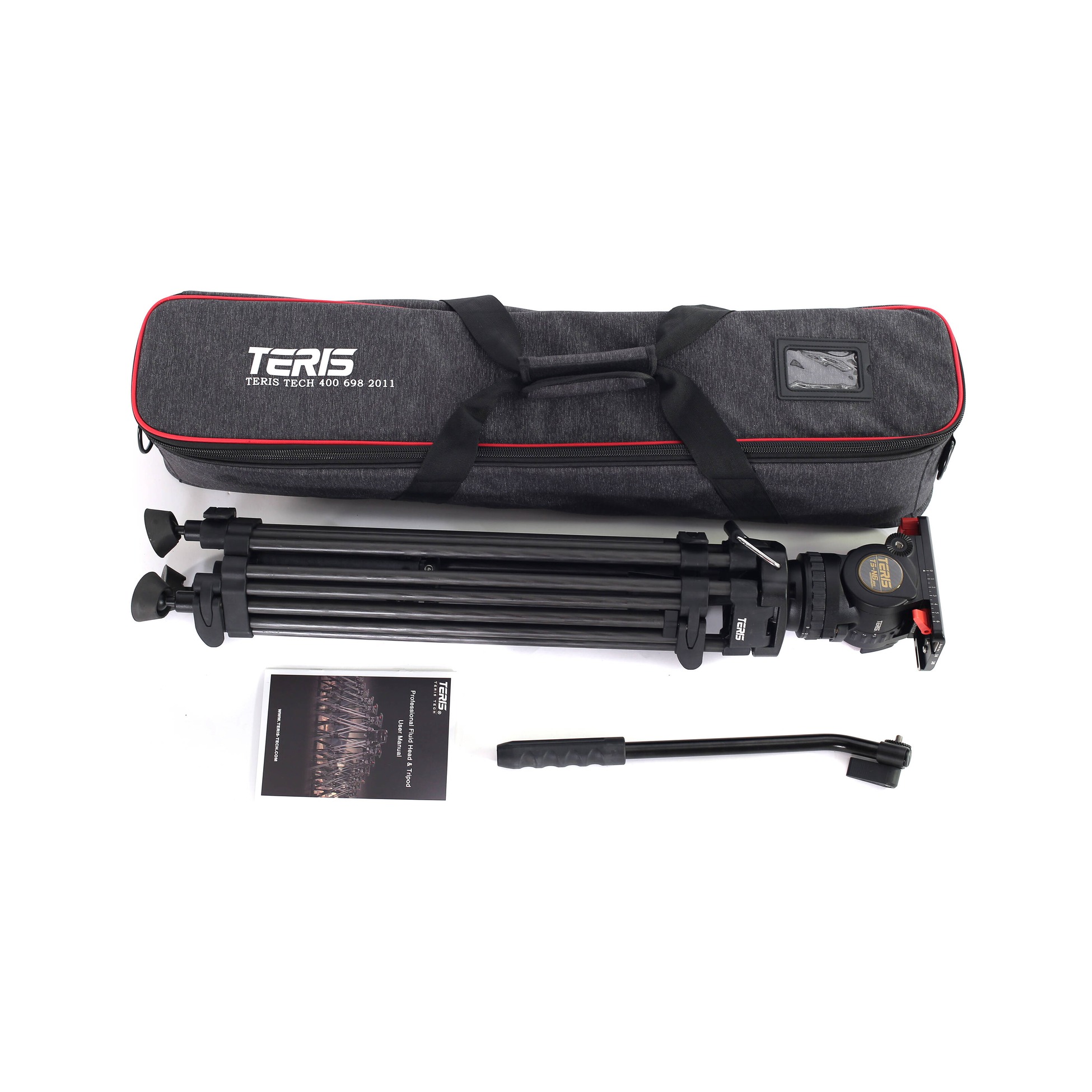 Teris TSN6CF PLUS Fluid Head & Tripod Kit